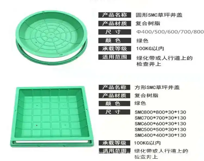 衢州树脂复合种植井盖展示